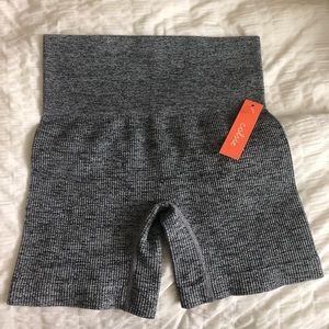 Women’s Ribbed Bike Shorts - Colsie / Gray / M